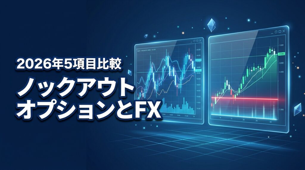 ノックアウトオプションとFXの違いを5項目で比較！資金効率で選ぶ最適な手法