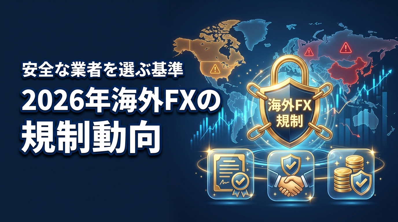 海外FXの規制は違法?2026年の最新動向4つと安全な業者を選ぶ3つの基準