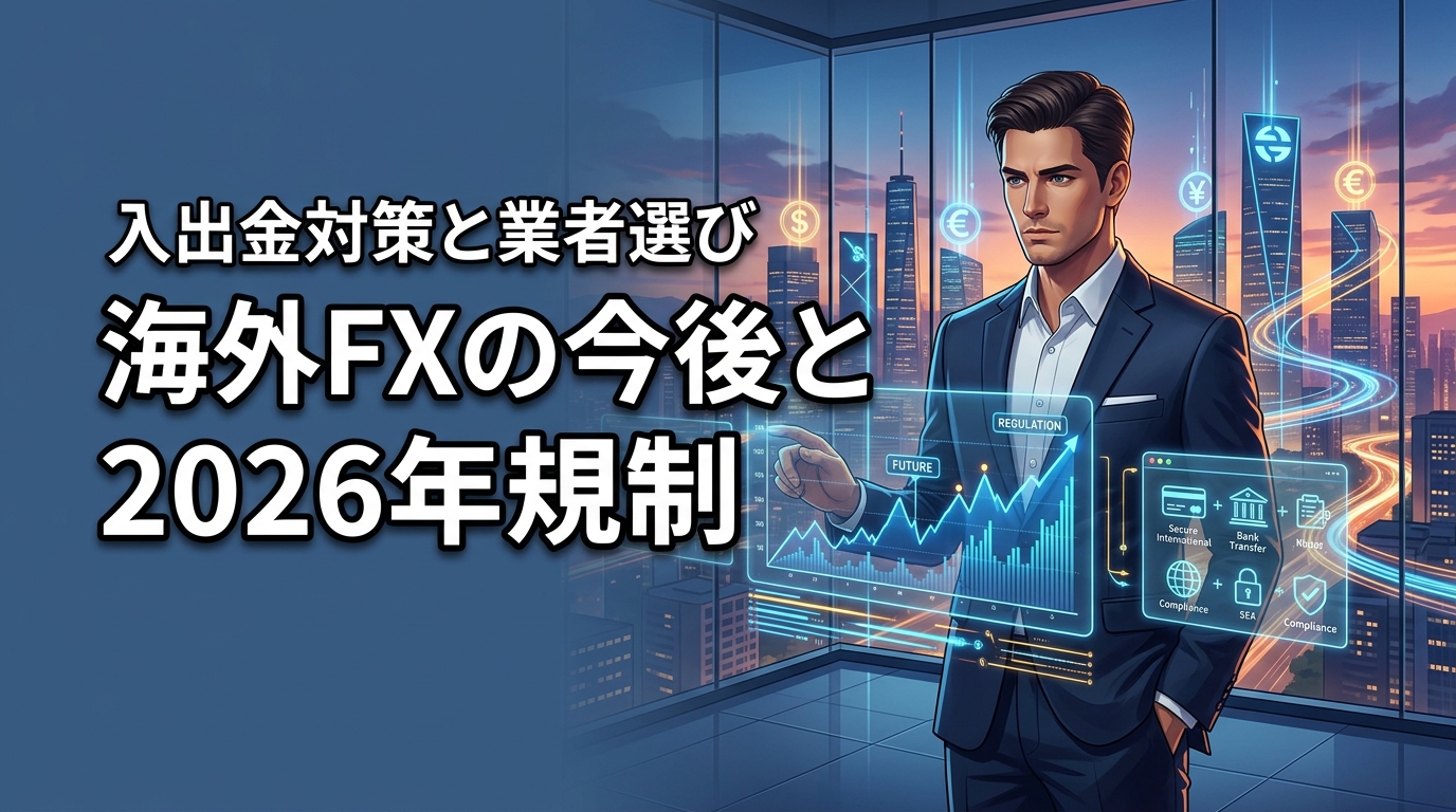 海外FXの今後は規制で終わる?2026年の入出金問題と正しい業者の選び方