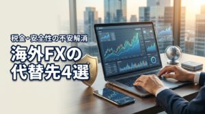 海外FXの代替先4選！税金・安全性の不安を解消する最新の選択肢を紹介