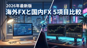 海外FXと国内FXの違いを5項目で比較！税金やレバレッジから最適な口座を選ぶ