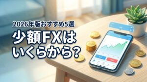 少額FXはいくらから？最低資金の目安と【初心者におすすめ】の口座5選