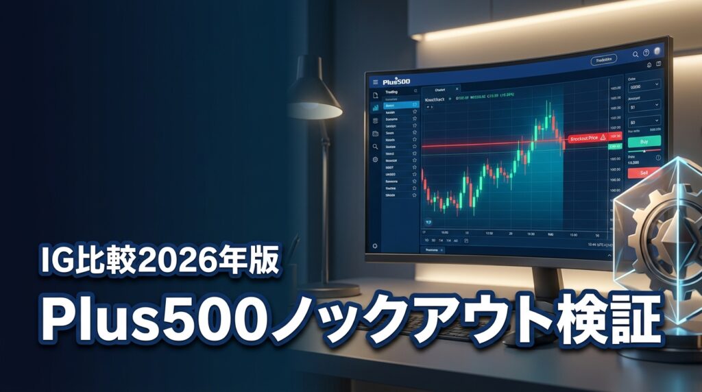 Plus500のノックアウトオプションは稼げる？IG証券との違いをプロが検証