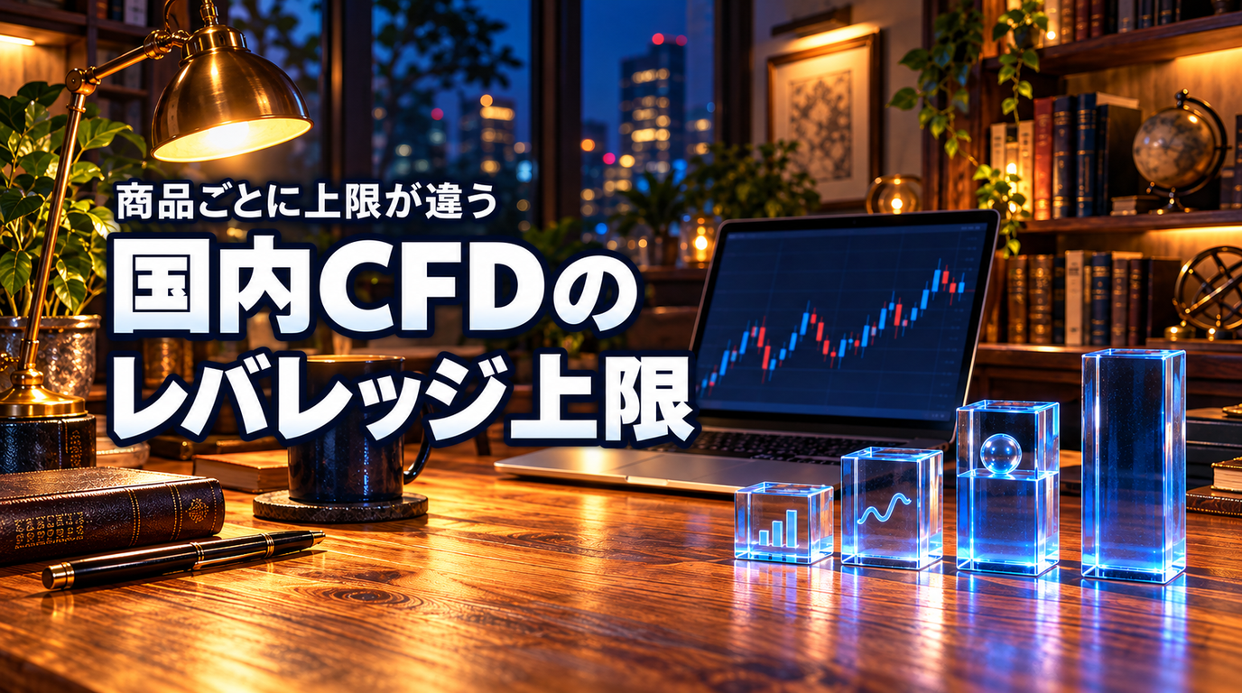 国内CFDのレバレッジは何倍?株価指数・個別株・商品の上限