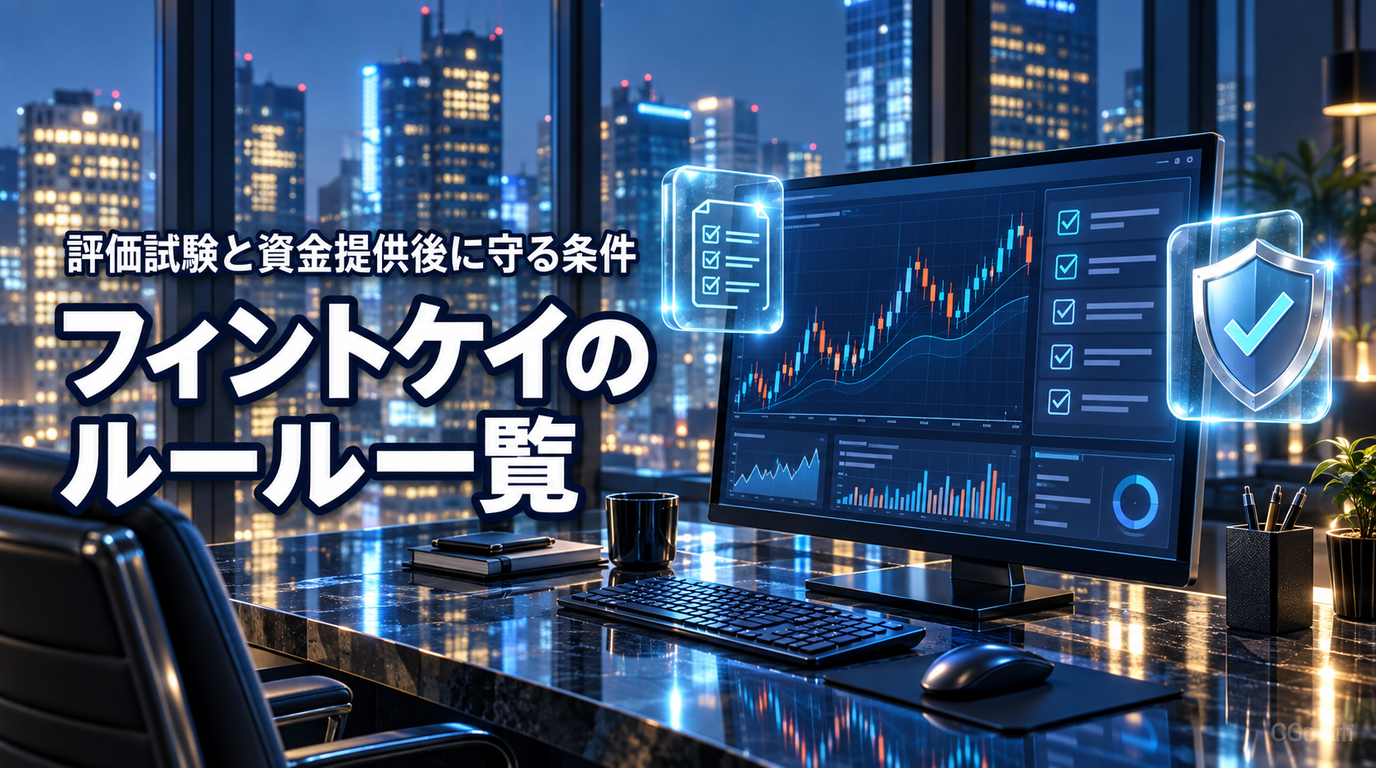 フィントケイのルール一覧｜評価試験と資金提供後に守るべき条件