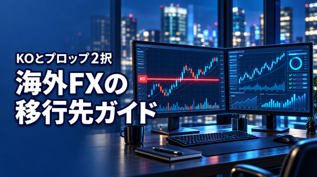 海外FX移行先ガイド｜KOとプロップ2択の選び方