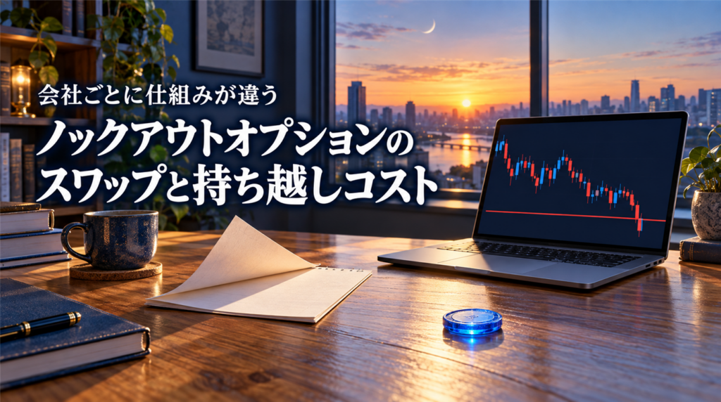 ノックアウトオプションのスワップ｜持ち越しコストと注意点