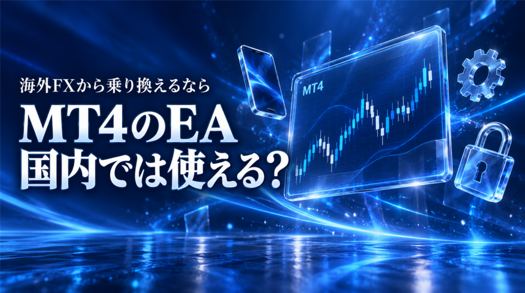 海外FXのMT4・EAは国内で使える？ノックアウトオプションとフィントケイの対応