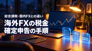 海外FXの税金は総合課税｜確定申告の手順と国内FXとの違い3つ