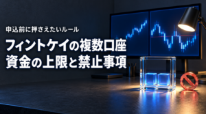 フィントケイの複数口座｜資金の上限と禁止されていること
