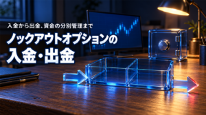 ノックアウトオプションの入金・出金｜4社の方法と資金の保全